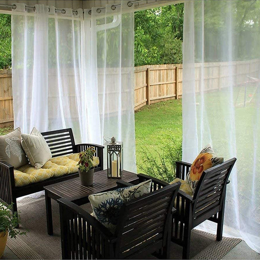 Outdoor Shading Door Curtain Waterproof Curtain Pavilion Bal | Other