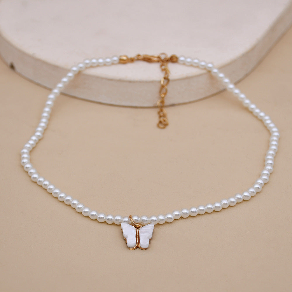 Elegant White Pearl Choker Necklace Small Round Pearl Weddin | Jewelry & Accessories