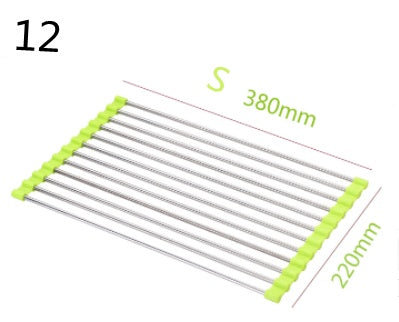 Folding Kitchen Drain Sink Rack Stainless Steel | Other