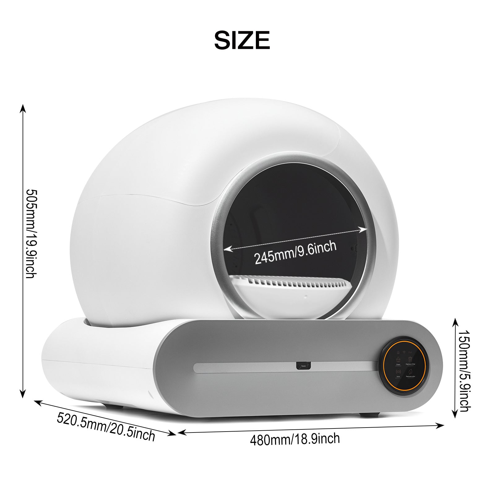 Self-cleaning Litter Box, Automatic Scooping And Deodorizati | Other