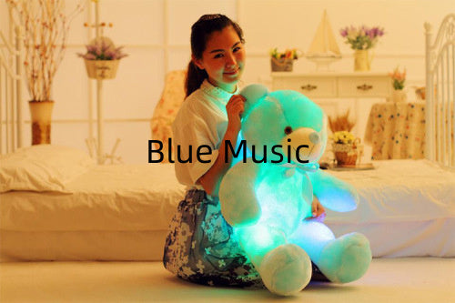Creative Light Up Led Teddy Bear Stuffed Animals Plush Toy C | Electronic Learning Toys