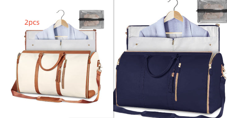 Large Capacity Travel Duffle Bag Women's Handbag Folding Sui | Luggage & Bags