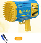 Bubble Gun Rocket 69 Holes Soap Bubbles Machine Gun Shape Au | Other