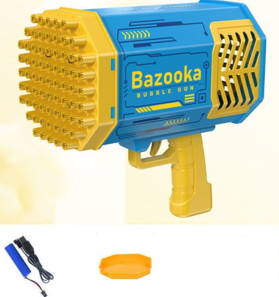 Bubble Gun Rocket 69 Holes Soap Bubbles Machine Gun Shape Au | Other