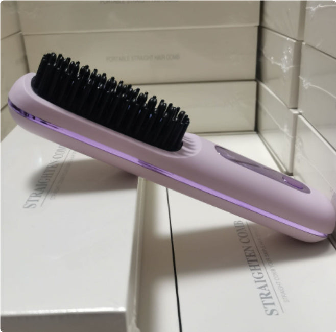 2 In 1 Straight Hair Comb Wireless Hair Straightener Brush H | Other