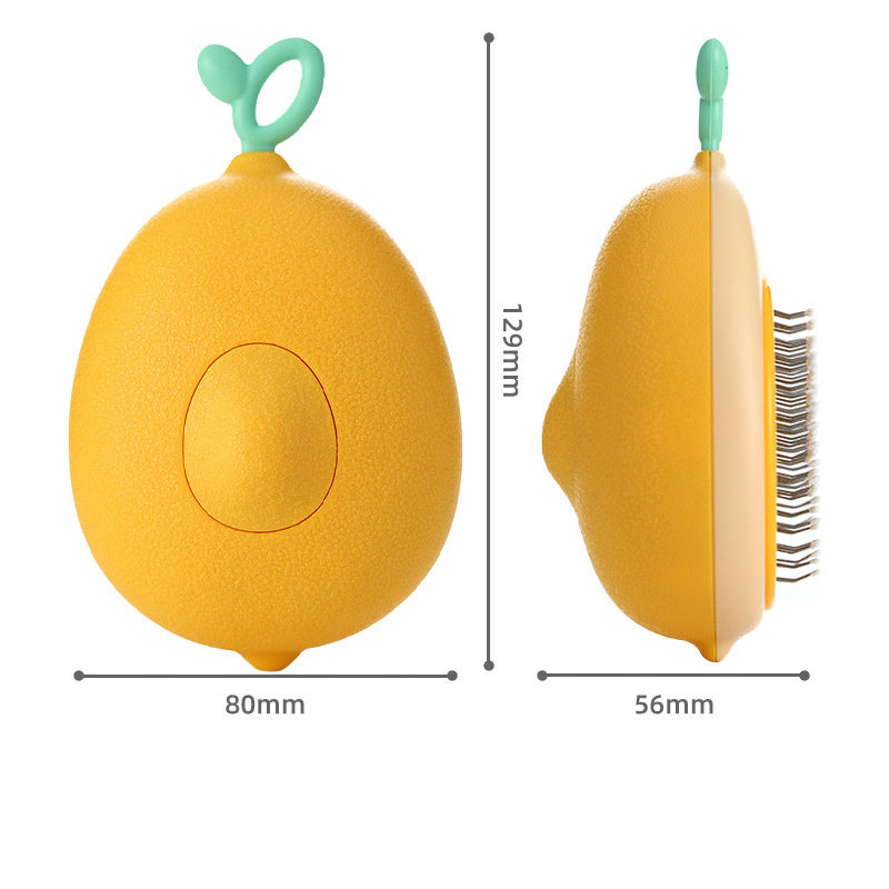 Creative Cat Grooming Comb Portable Massage Brush One-button | Other
