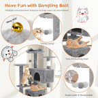 54 -cat Tree Tower - Multi-level With Sisal Grab Post, Indoo | Other