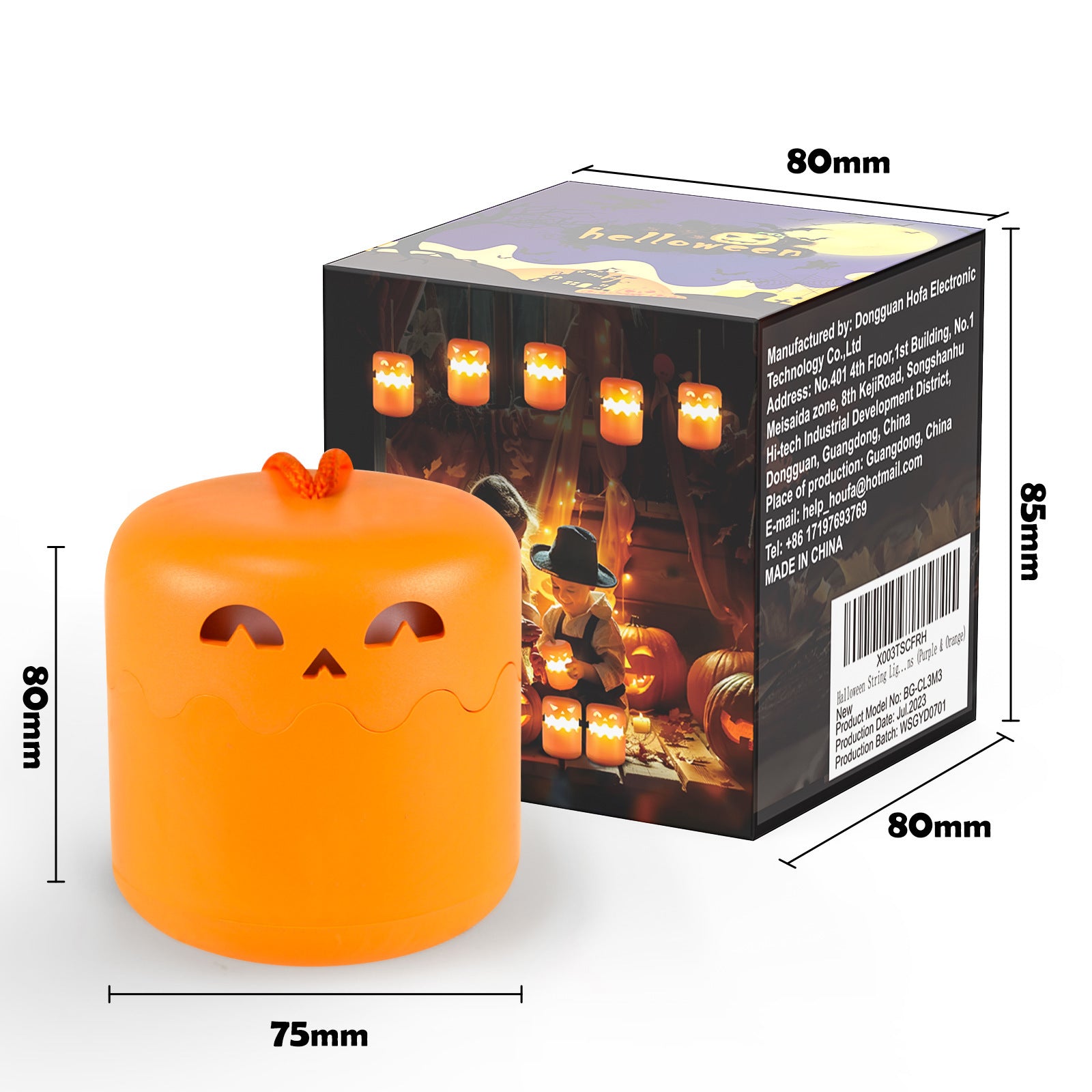 Halloween Pumpkin Lamp Foldable Portable Small Night Lamp | Other