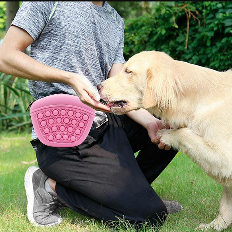 Bag Silicone Feed Dogs Treat Pouch Pet Training Bag Bundle P | Luggage & Bags