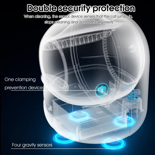 Smart Automatic Litter Box App Controls 4g Wifi, Double Deod | Other