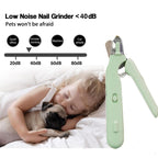 2 In 1 Pet Nail Clippers With Led Light Dog Cat Special Bloo | Other