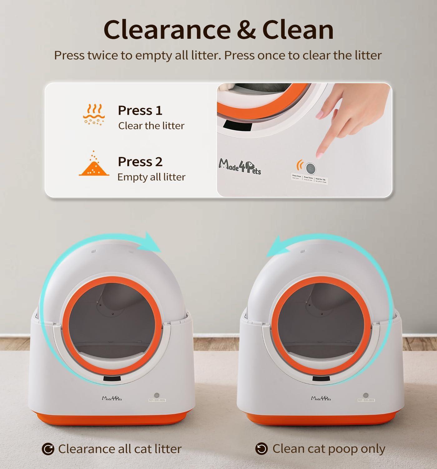 60l Automatic Cat Litter Box, Smart App Control, Deodorizing | Other