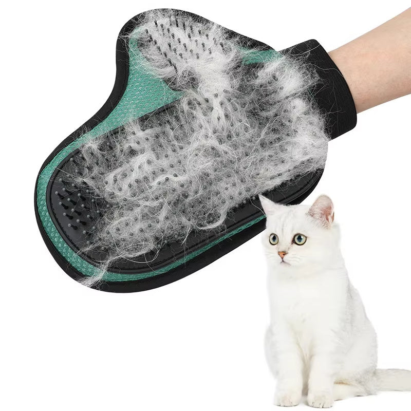 Cat Hair Removal Glove Pet Supplies Bath Massage Jerking Glo | Other