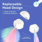 Cat Teaser Stick, Retractable Cat Wand With Replacement Head | Other