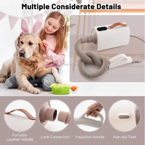 1 Pc Dog Cat Hair Blower With Negative Ion Function And Adju | Other