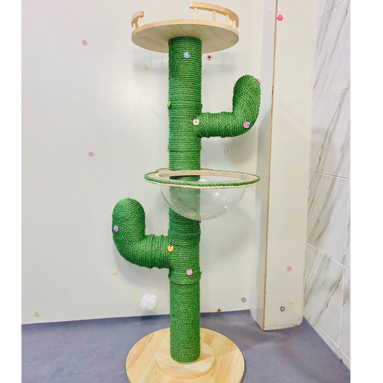 Cactus Cat Climbing Frame Self-made Diy Complete Material Pa | Other