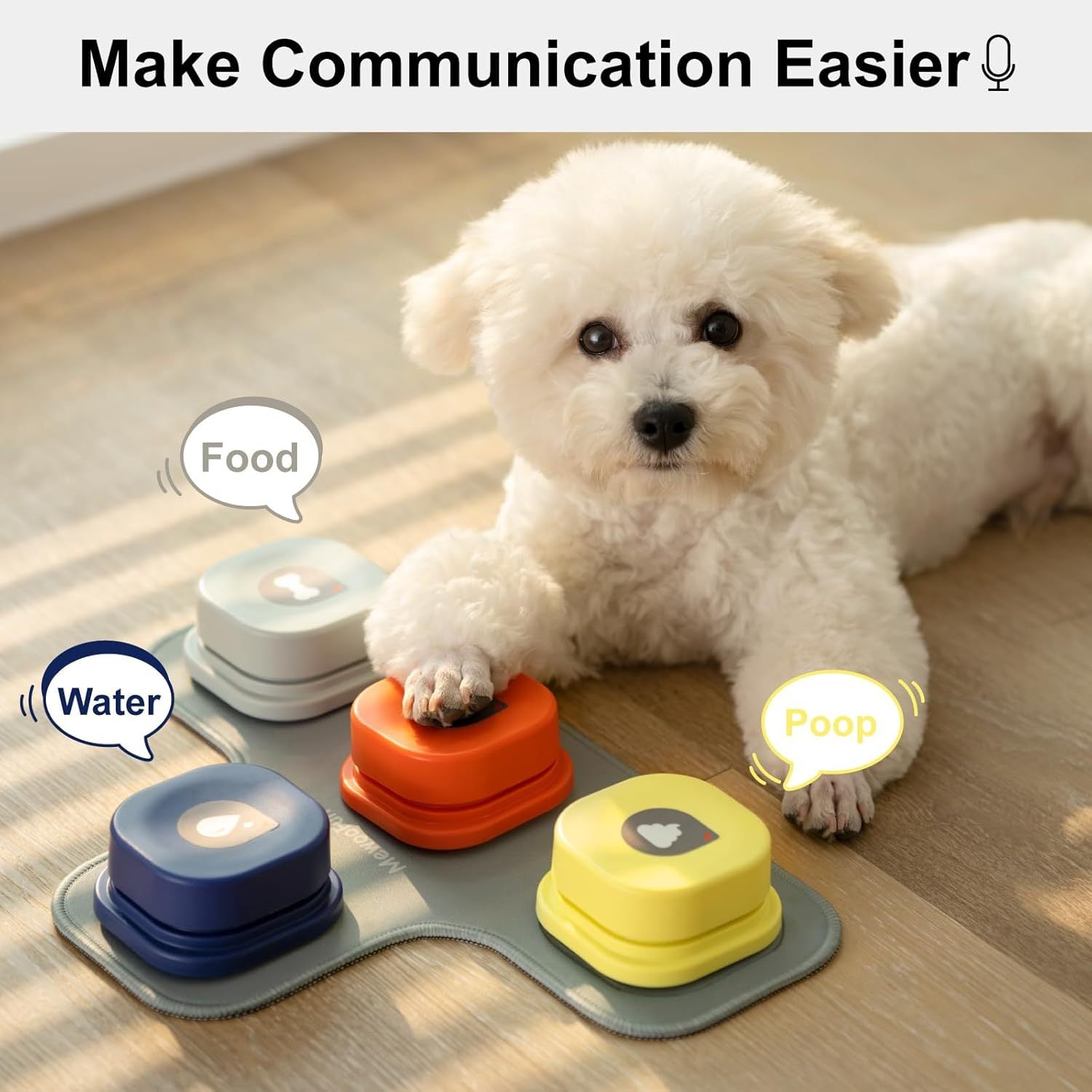 Mewoofun Dog Talking Buttons Set - 3 Recordable Communicatio | Other