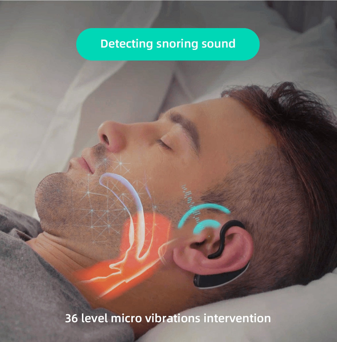 24 Hours Bluetooth Anti-snoring Device Charge Snore Earset S | Jewelry & Accessories