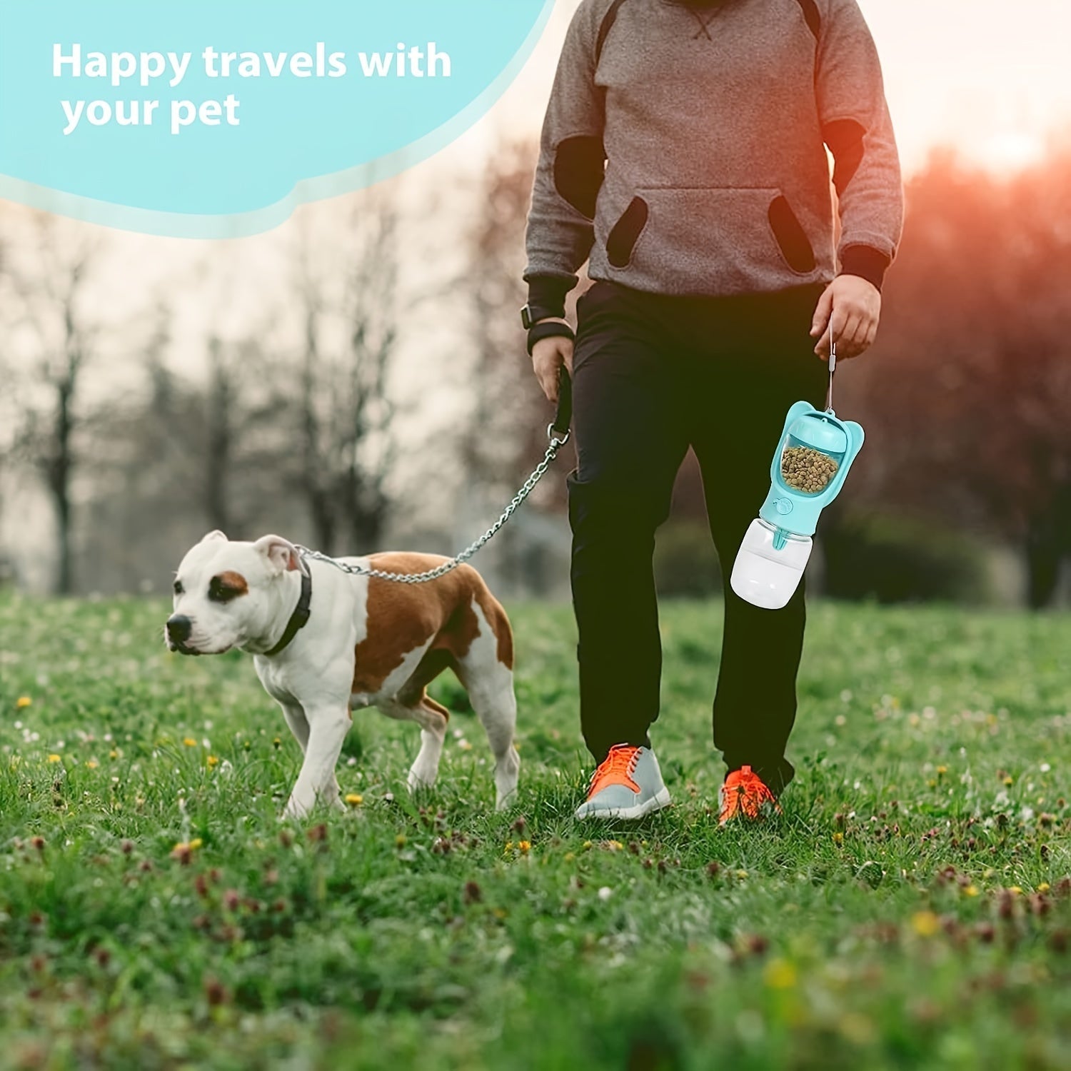 2 In 1 Dog Water Bottle, Leak Proof Portable Pet Water Bottl | Other