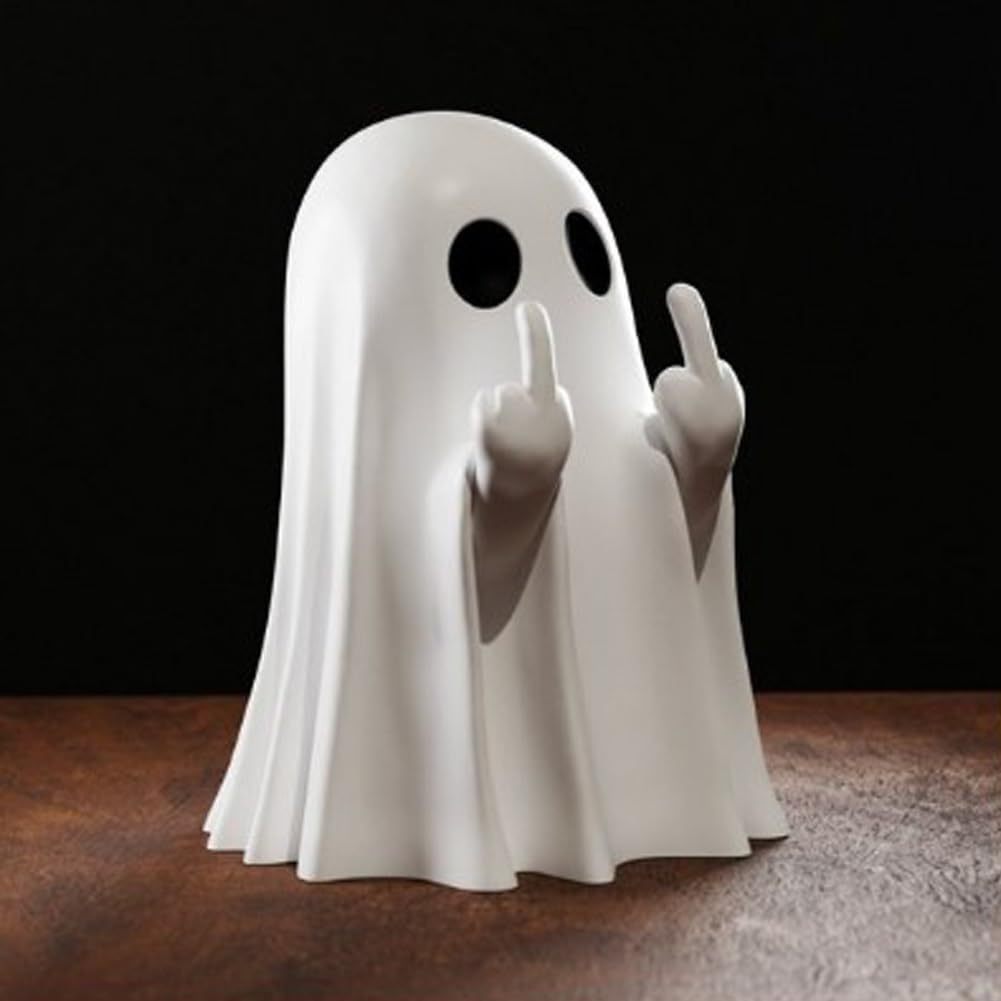 Halloween Middle Finger Love Ghost Ornaments | Other