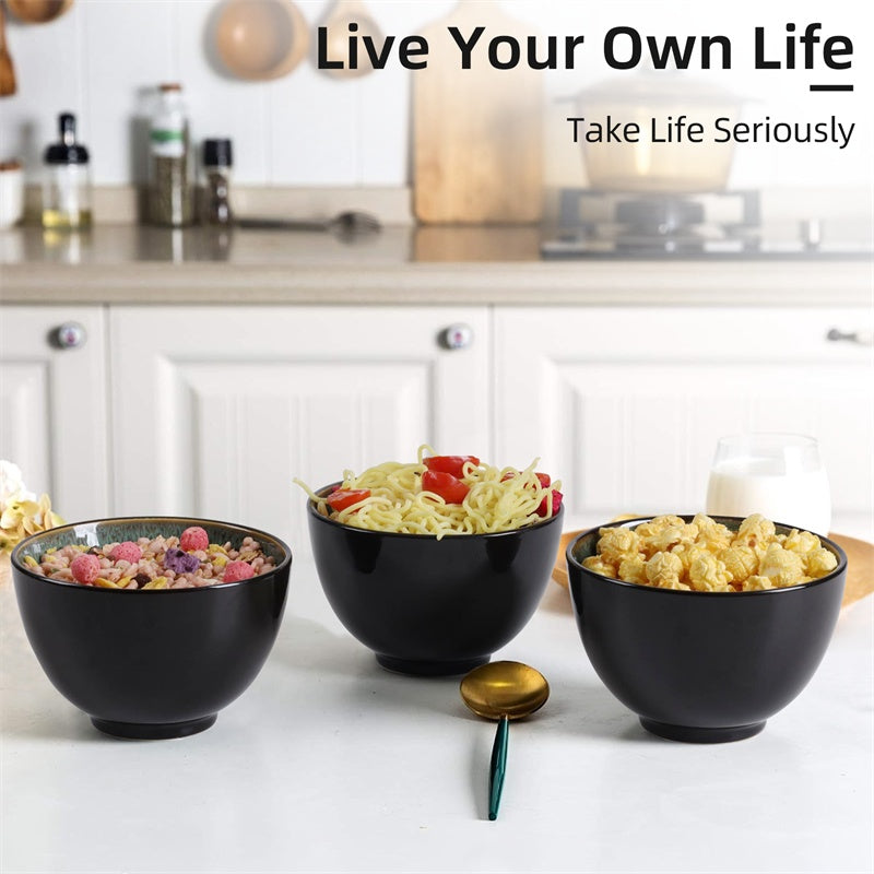 Creative Western Food Kiln Change Peacock Green Bowl 24oz B | Other