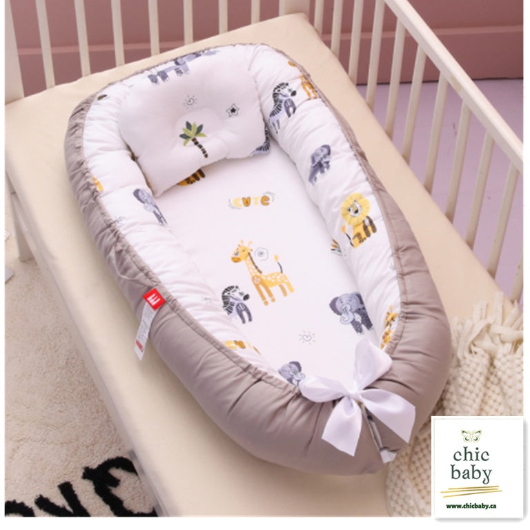 Adorable Baby Removable And Washable Bed Crib Portable Crib Travel Be | Electronic Learning Toys