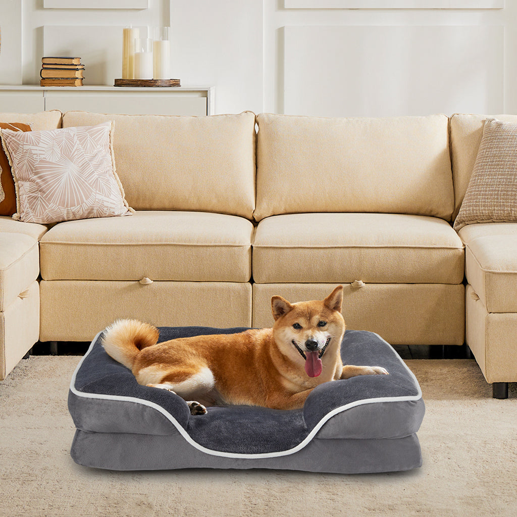 Memory Foam Pet Bed For Small Dogs & Cats With Washable Remo | Other