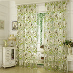White Striped Yarn Translucent Curtain For Bedroom | Other