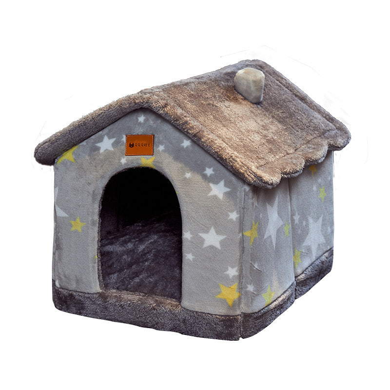 Foldable Dog House Pet Cat Bed Winter Dog Villa Sleep Kennel | Other