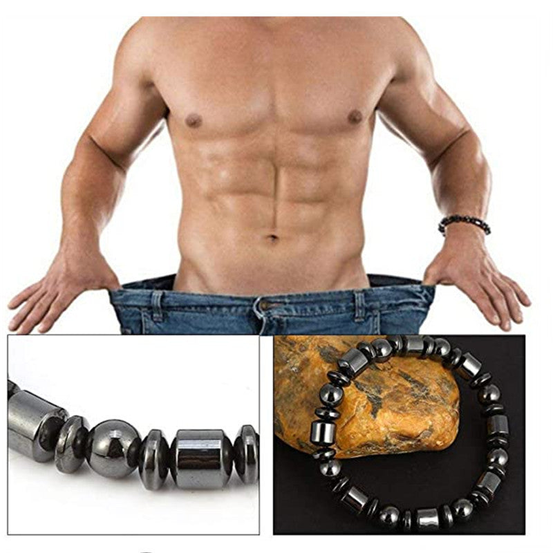 Weight Loss Magnet Bracelets For Women Men Pentagram Stone M | Other