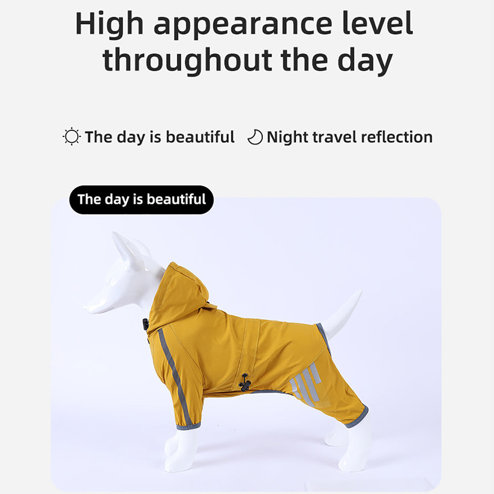 Dog Raincoat With Reflective, Waterproof Dog Rain Jacket Wit | Other