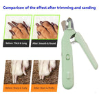 2 In 1 Pet Nail Clippers With Led Light Dog Cat Special Bloo | Other