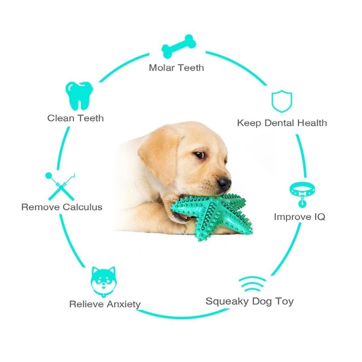 Dog Toy For Large Dogs Tooth Cleaning Chew Funny Interactive | Electronic Learning Toys