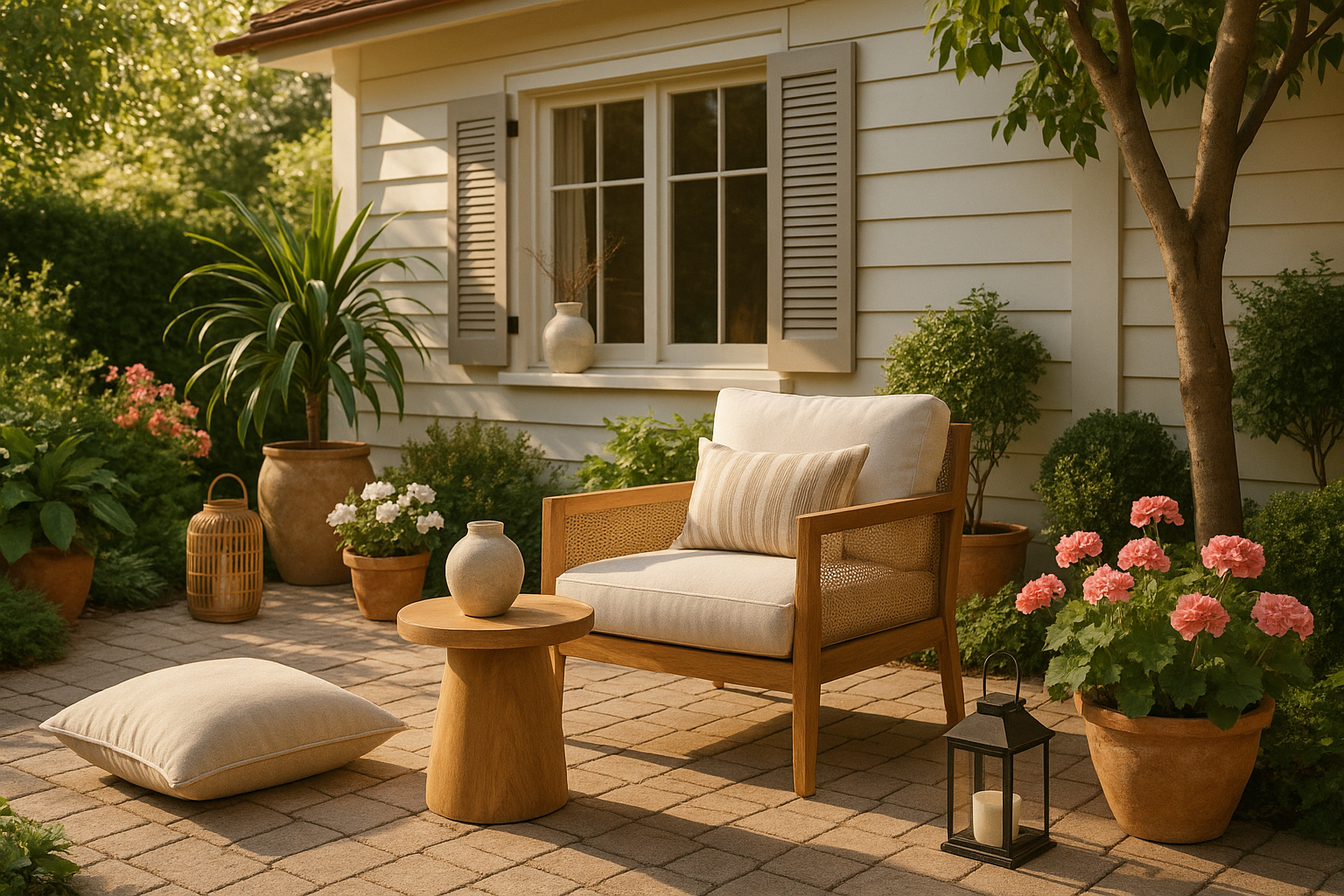 Create a collection image for home, garden and furniture. Don’t include any wording in the image