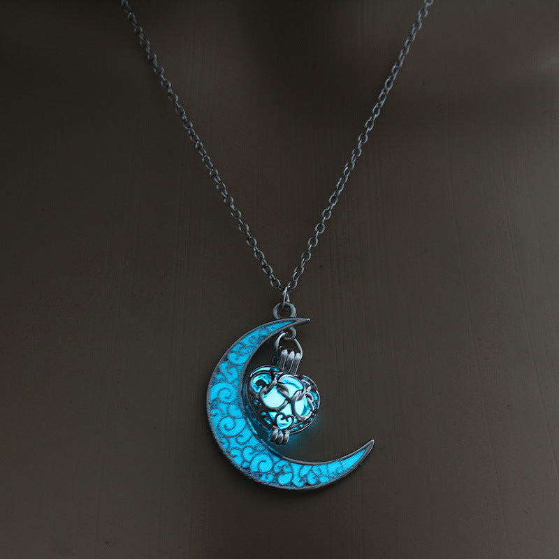 Glowing Pendant Necklaces Silver Plated Chain Necklaces | Jewelry & Accessories