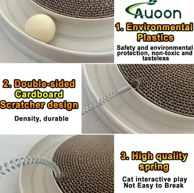 Kmultifunctional Cat Scratching Board With Ball Trac, Variou | Other