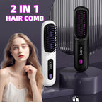 2 In 1 Straight Hair Comb Wireless Hair Straightener Brush H | Other