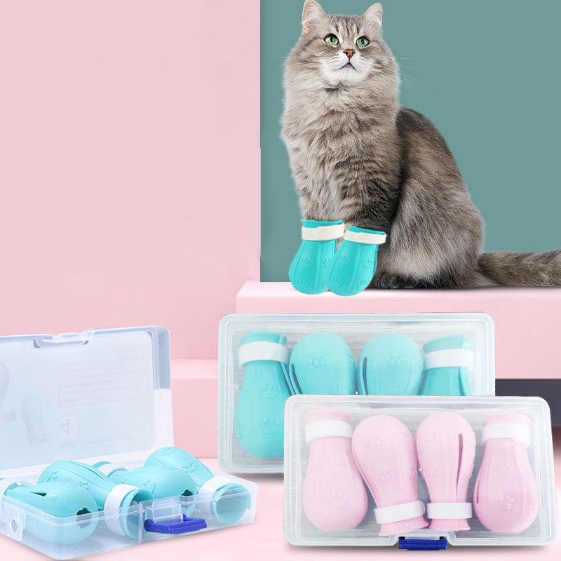 Adjustable Cat Foot Claw Cover Anti-scratch Prickly Nail Glo | Other