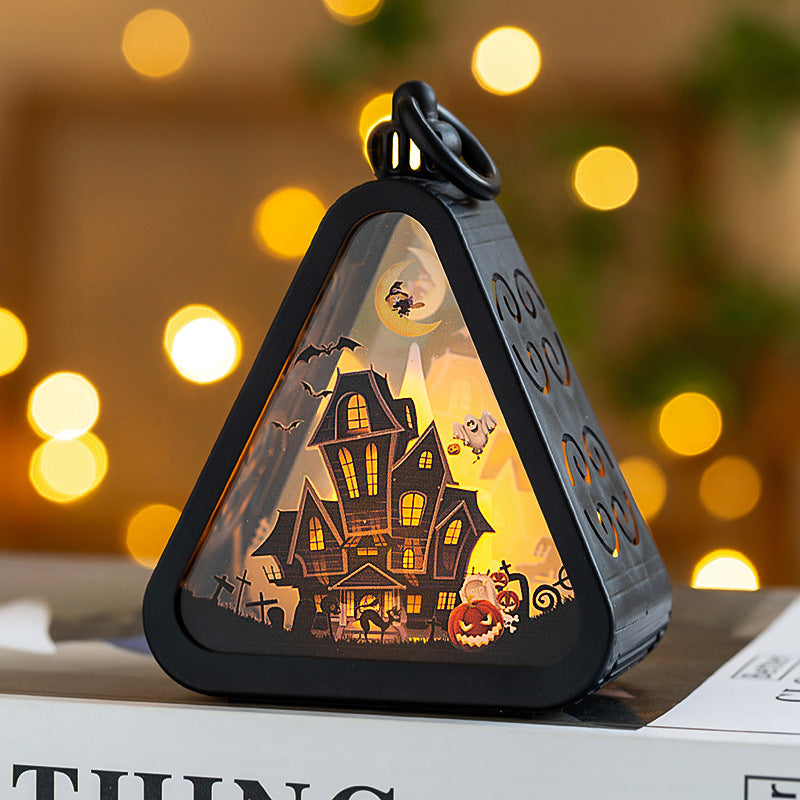 Halloween Decorations Portable Pumpkin Lamp Layout Props | Other