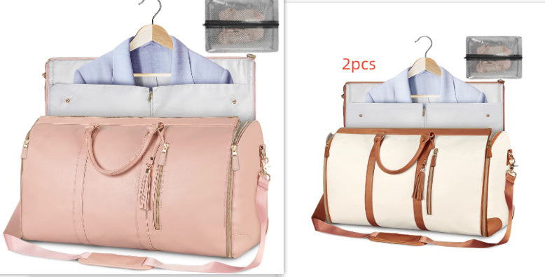 Large Capacity Travel Duffle Bag Women's Handbag Folding Sui | Luggage & Bags