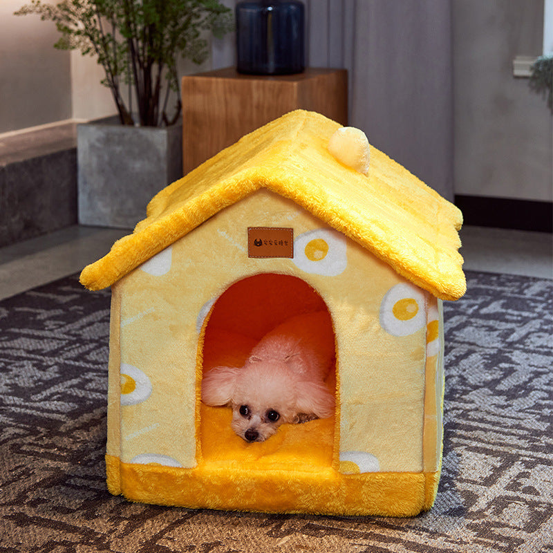 Foldable Dog House Pet Cat Bed Winter Dog Villa Sleep Kennel | Other