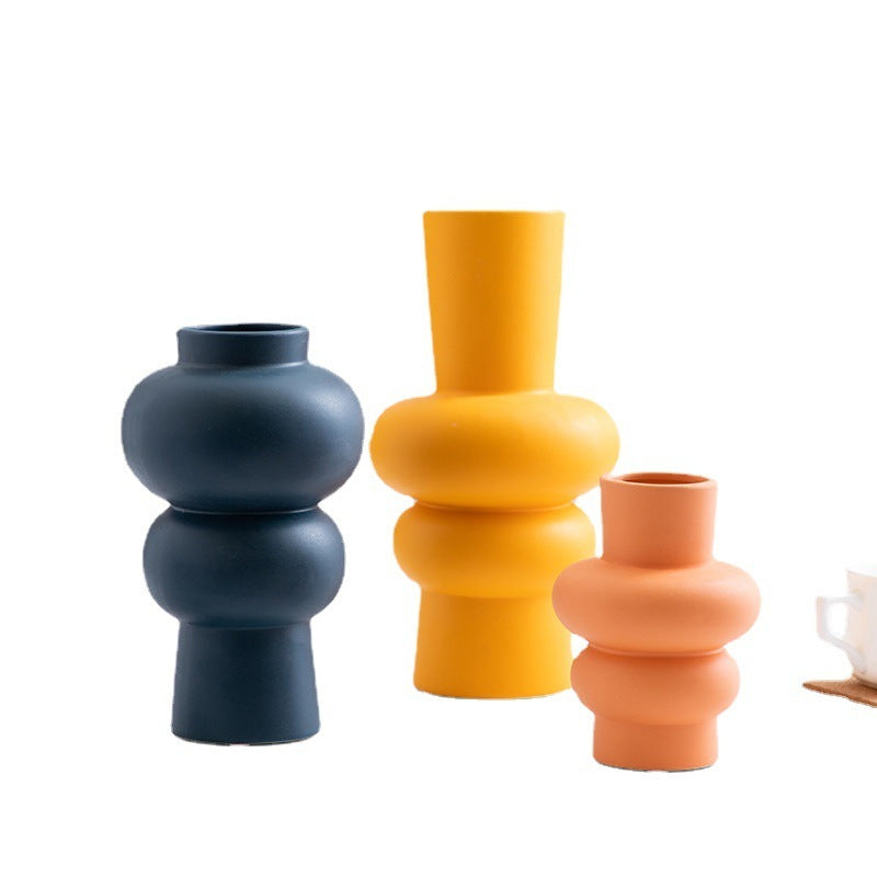 Ceramic Vase Flower Nordic Minimalist Living Room Decoration | Other