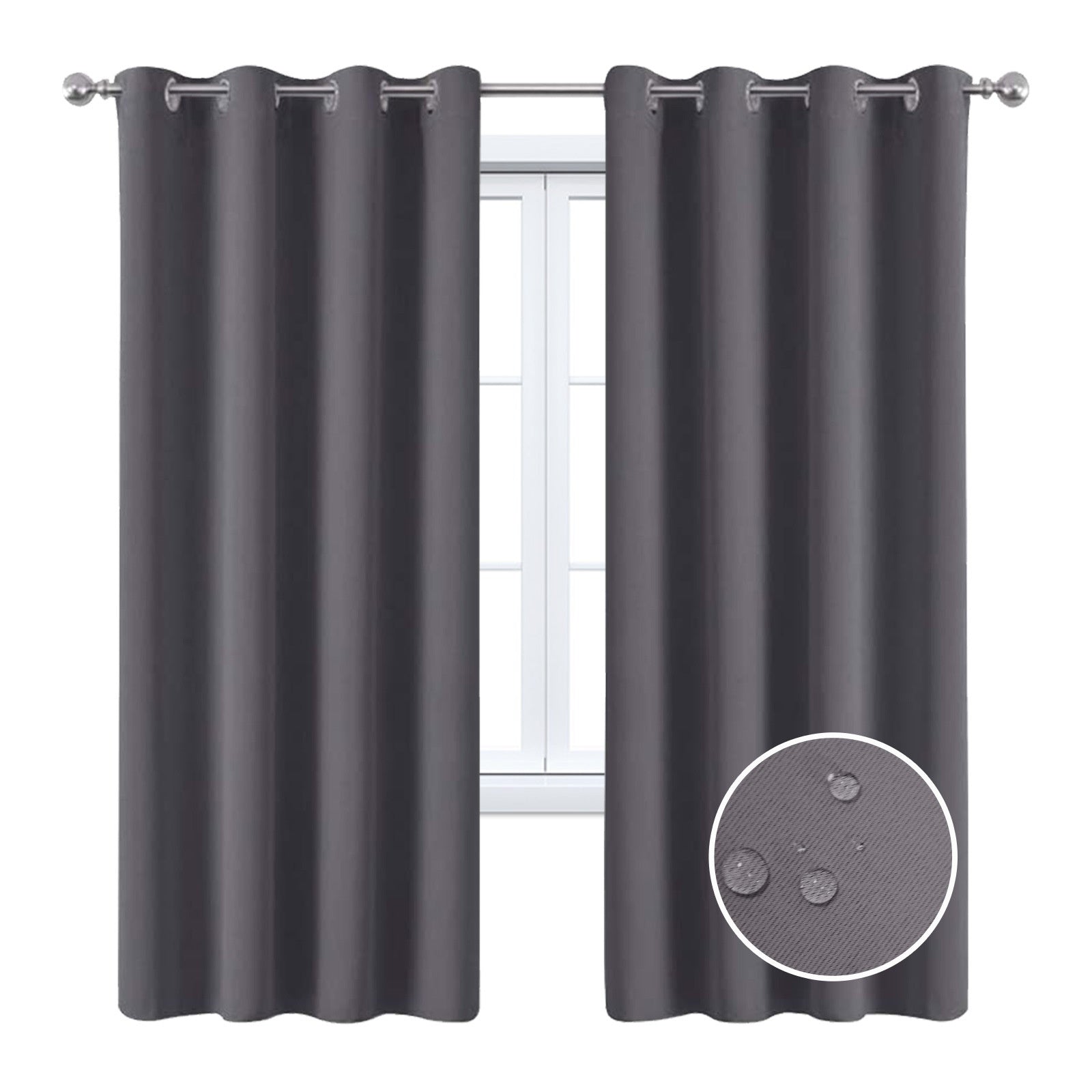 Full Blackout Sale Curtain With Black Lining On The Back | Other