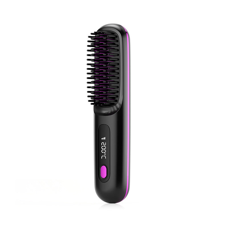 2 In 1 Straight Hair Comb Wireless Hair Straightener Brush H | Other