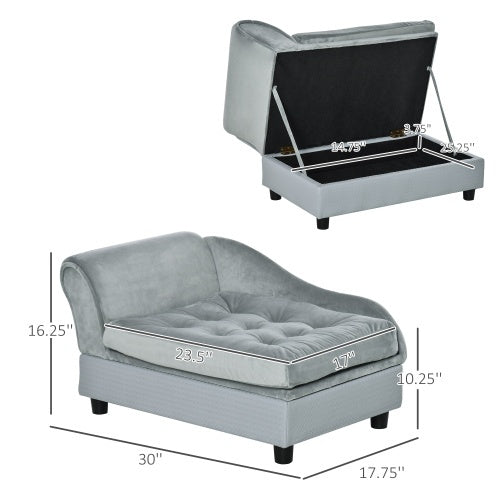 Luxury Small Dog Bed With Hidden Storage | Other