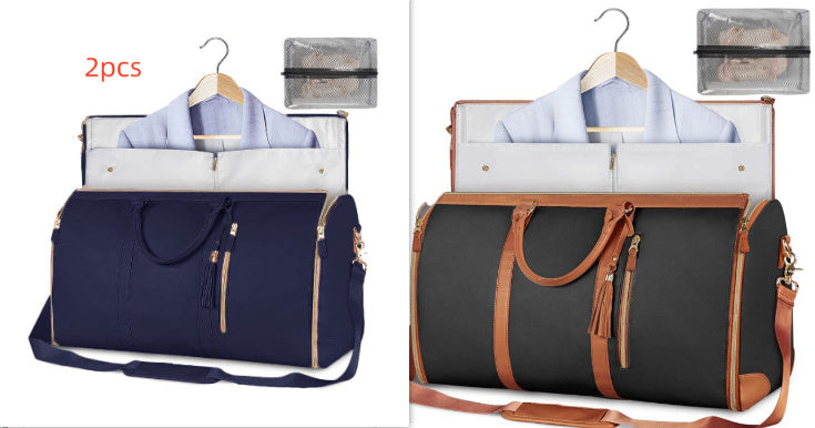 Large Capacity Travel Duffle Bag Women's Handbag Folding Sui | Luggage & Bags