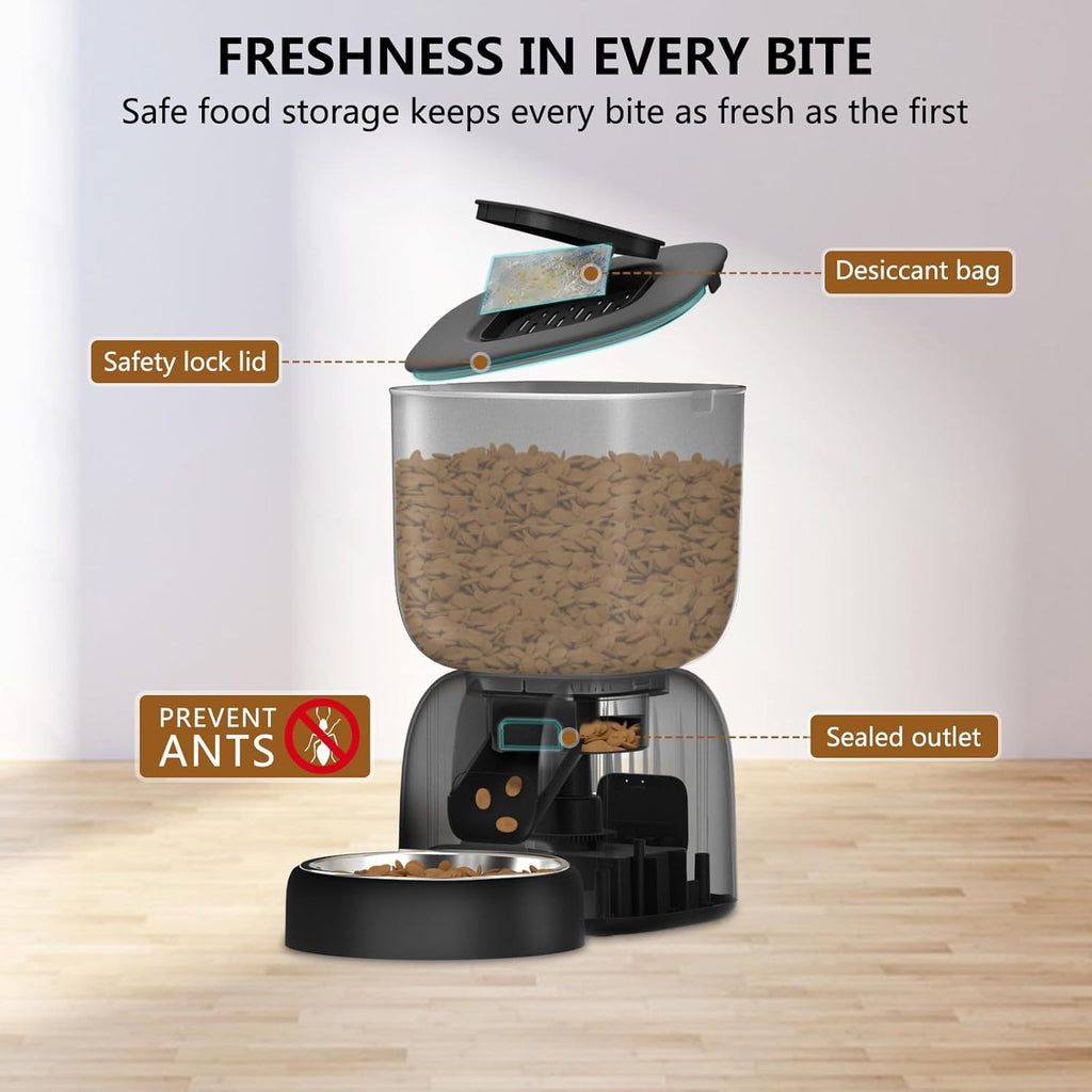 Smart Cat Feeding System - Dual Power Cat Feeder & Water Dis | Other