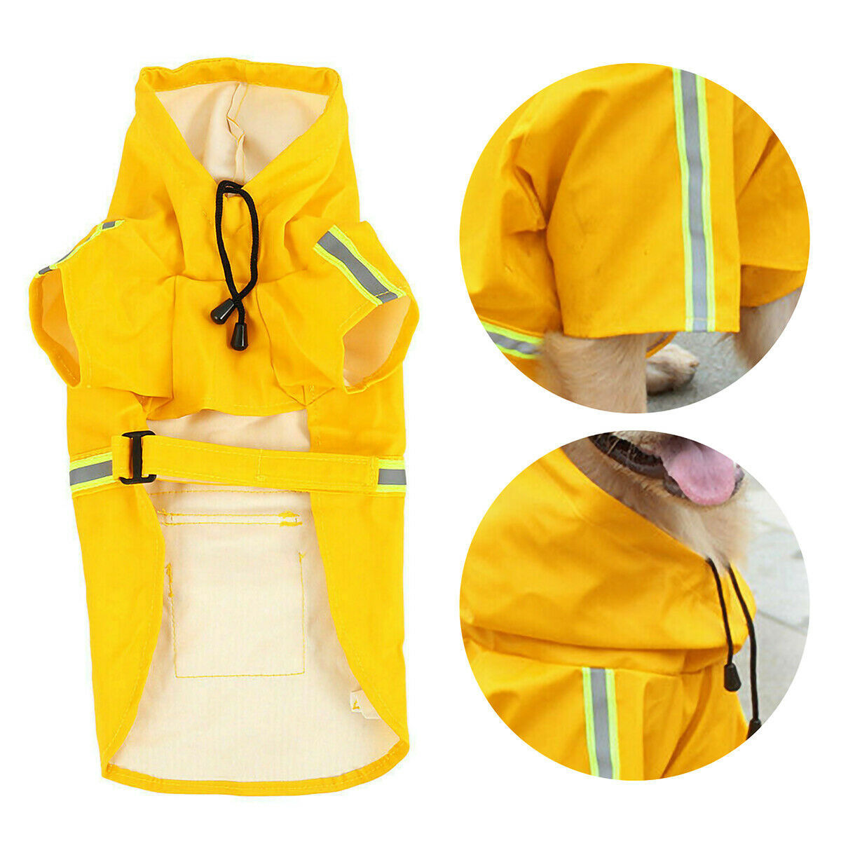 Dog Raincoat,waterproof Dog Rain Jacket With Safety Reflecti | Other