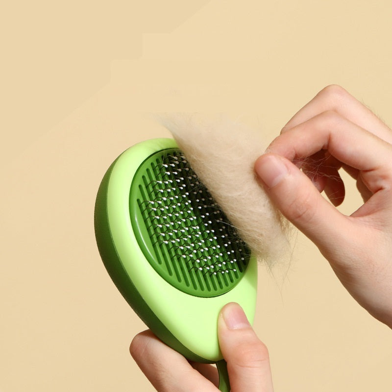 Creative Cat Grooming Comb Portable Massage Brush One-button | Other