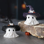 Resin Decoration Halloween Wizard Hat Ghost Ornaments | Other